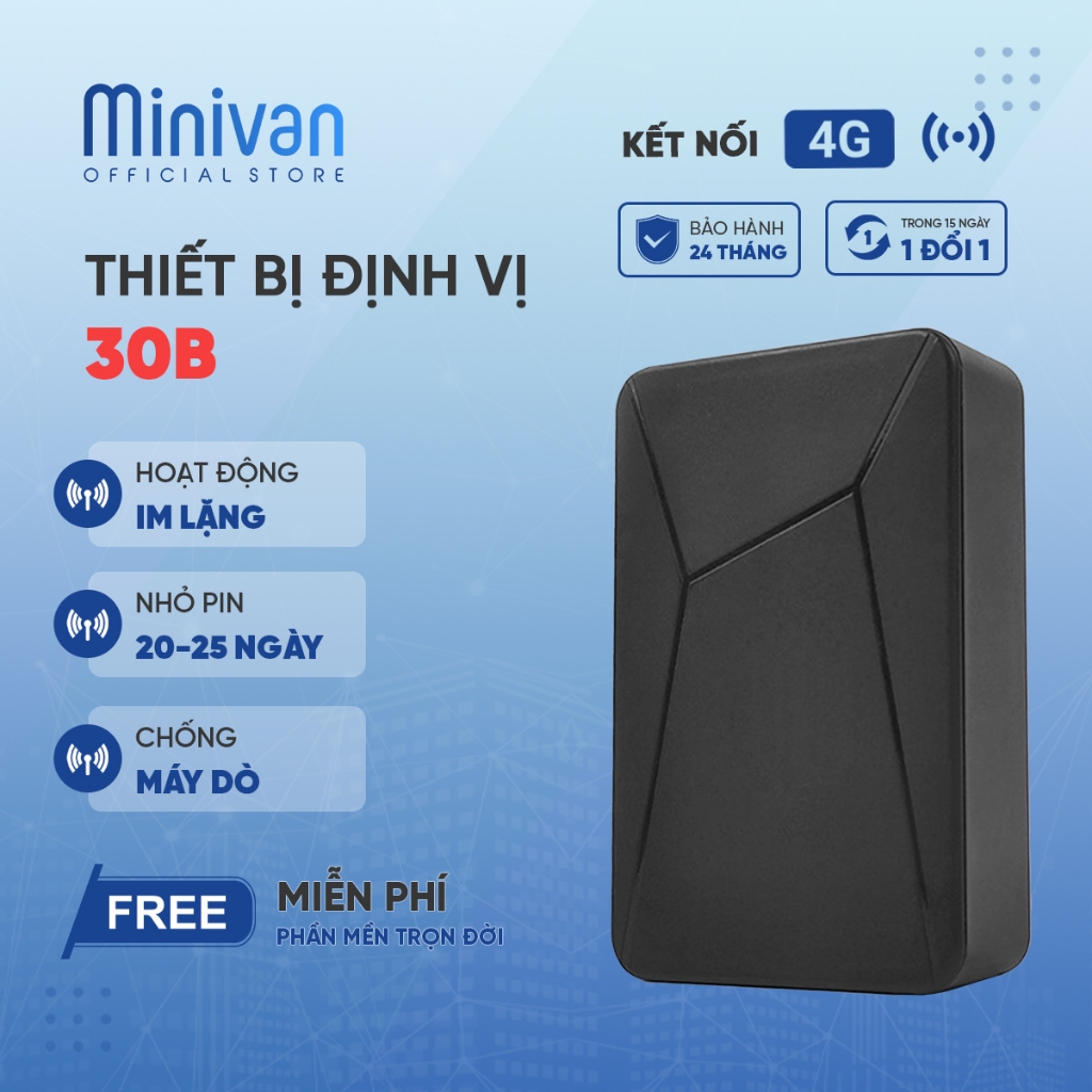 Thiết bị định vị Gps 4G 30B không dây
