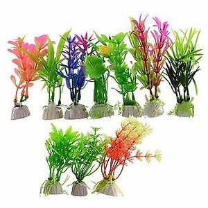 Cây nhựa trang trí bể cá mini