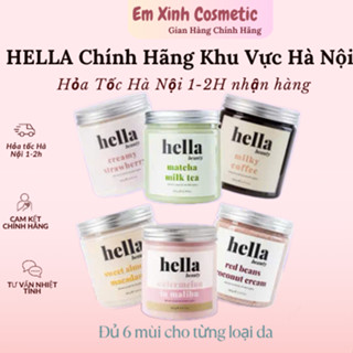 Tẩy tế bào chết body Hella Beauty 500g giúp làm sạch sâu hỗ trợ dưỡng sáng da
