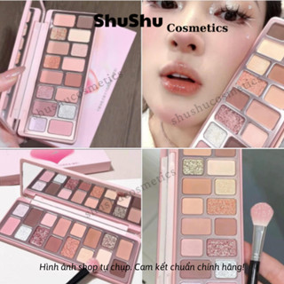   CHÍNH HÃNG  Bảng Phấn Mắt QianYan Cheeryep 16 Ô Natural Color Tone Màu Đa Dạng Nhũ Lì Mịni 