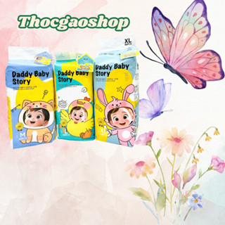 (KHÔNG QUÀ) Lẻ 1 bịch tã bỉm quần/ dán Daddy Baby công nghệ Hàn Quốc thấm hút tốt, mềm mại đủ size