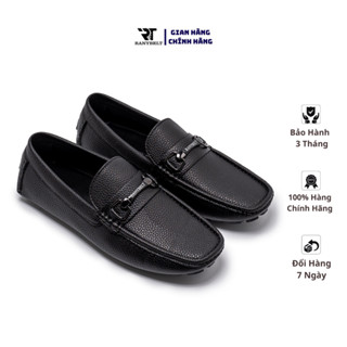Giày lười nam da nubuck RANYBELT GIÀY NAM CAO CẤP, đế cao su êm chân chống trơn RT25