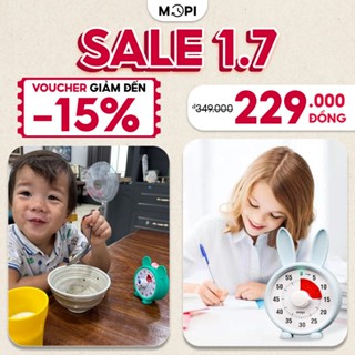 Đồng hồ Pomodoro bấm giờ học tập, mopi timer MP038 đếm ngược tập trung cho bé, đồng hồ hẹn giờ mini đa năng