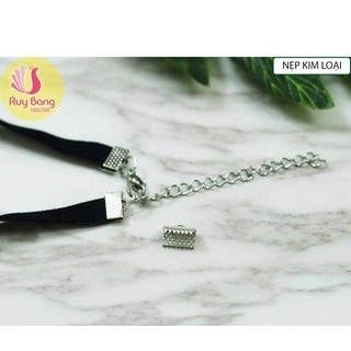 {SET 10 CÁI} Nẹp / Kẹp có răng làm vòng cổ choker, nẹp ruy băng các cỡ