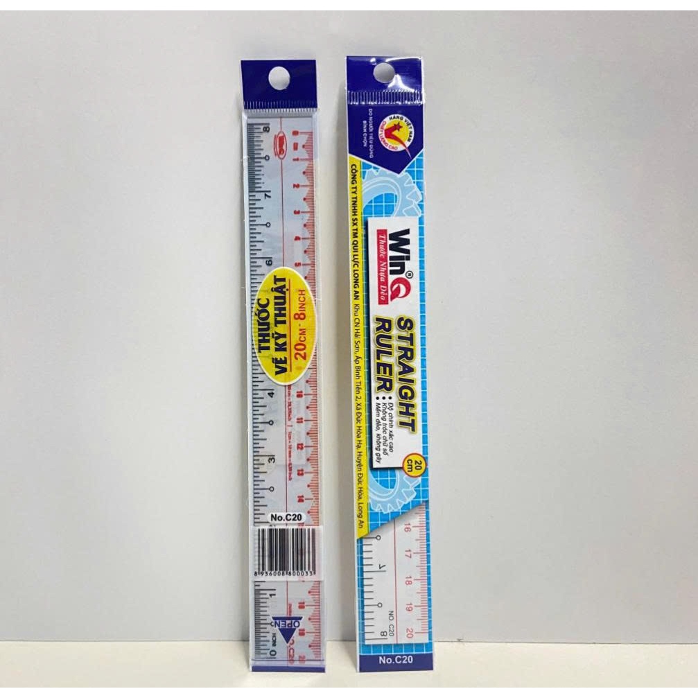 Thước Thẳng 20cm WinQ - C20