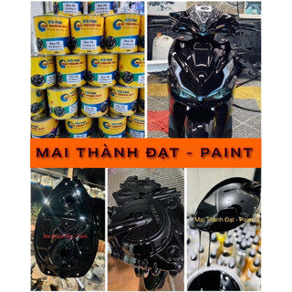  Màu Sơn Đen 2k Tự Bóng Siêu Đen  Sơn oto xe máy   Đóng gói tuỳ chọn 