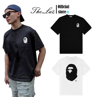 Áo Thun Bape Logo Thêu Xù Cực Đẹp - Áo Thun Nam Nữ Unisex, Chất Vải Cotton Dày Mịn THELAZ