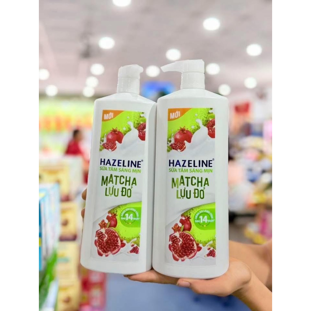 Sữa tắm Hazeline matcha lựu đỏ 1kg