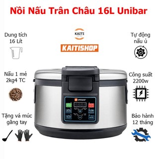  Nồi Nấu Trân Châu Tự Động Unibar UBS-16Plus 16L 