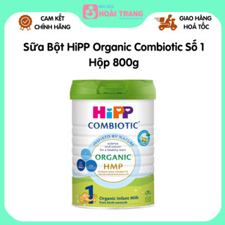 Sữa Bột HiPP Organic Combiotic Số 1 Hộp 800g - Hỗ Trợ Tiêu Hóa, Phát Triển Trí Não - Cho Bé Sơ Sinh