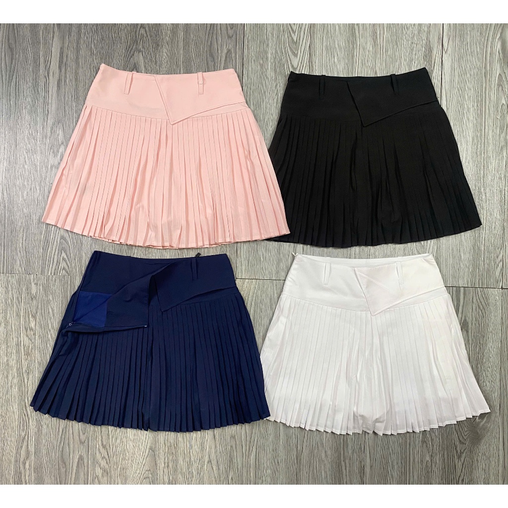 Chân Váy Thể Thao Nữ MILAVY 2 Lớp Dáng Xếp Ly Nhỏ