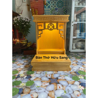 Bàn Thờ Tủ Thờ Ông Địa Thần tài gỗ tự nhiên cao cấp ngang 48