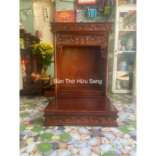 Bàn Thờ Tủ Thờ Ông Địa Thần tài gỗ tự nhiên cao cấp ngang 48