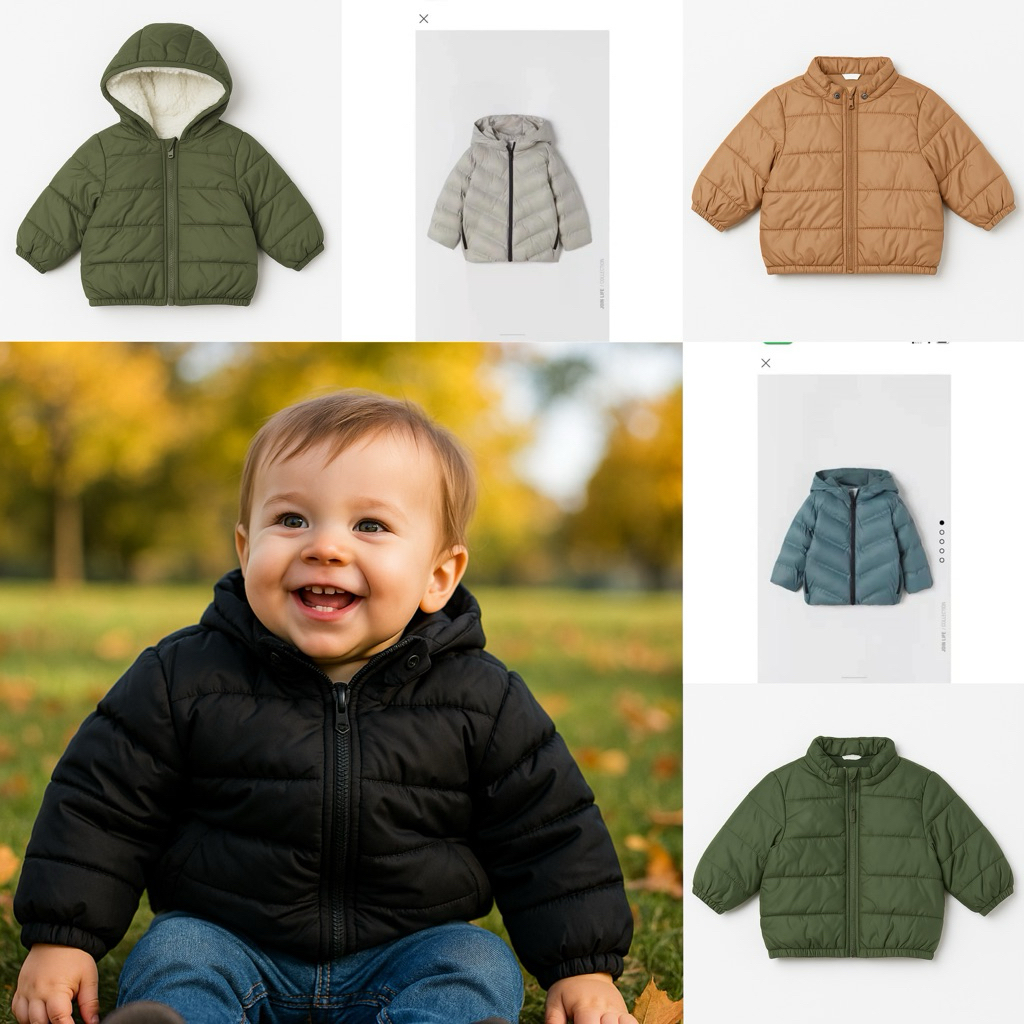 (Xuất dư) Áo khoác Z.R H.M Lativ.e hàng dư cắt tag dành cho bé trai bé gái 9m-5y [ Keinnier]  X04-29