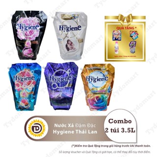 (Combo 2 Xả Lớn 3.5L) Nước Xả Vải Hygiene Thái Lan Đậm Đặc Túi 3500ml Thơm Lâu, Tiết Kiệm Hơn