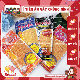   GÓI LỚN 18G  Mực Bento Thái Lan Đủ 4 Vị Mực Bento Siêu Cay Đồ ăn Vặt 