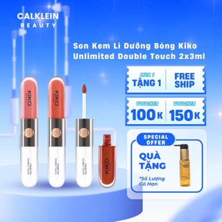  Son Kem Lì Dưỡng Bóng Kiko Unlimited Double Touch 2x3ml 