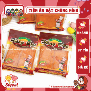 Bò miếng Hằng Đại cay cay, đồ ăn vặt giá rẻ (gói~40 miếng), Tăm cay tuổi thơ, đồ ăn vặt