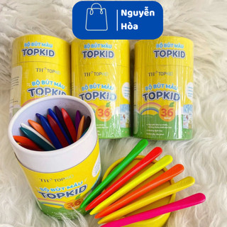 Bộ Bút Màu Topkid 24 Màu | Quà Tặng Từ TH True Milk | An Toàn Cho Bé Sáng Tạo | Chính Hãng Nguyễn Hòa