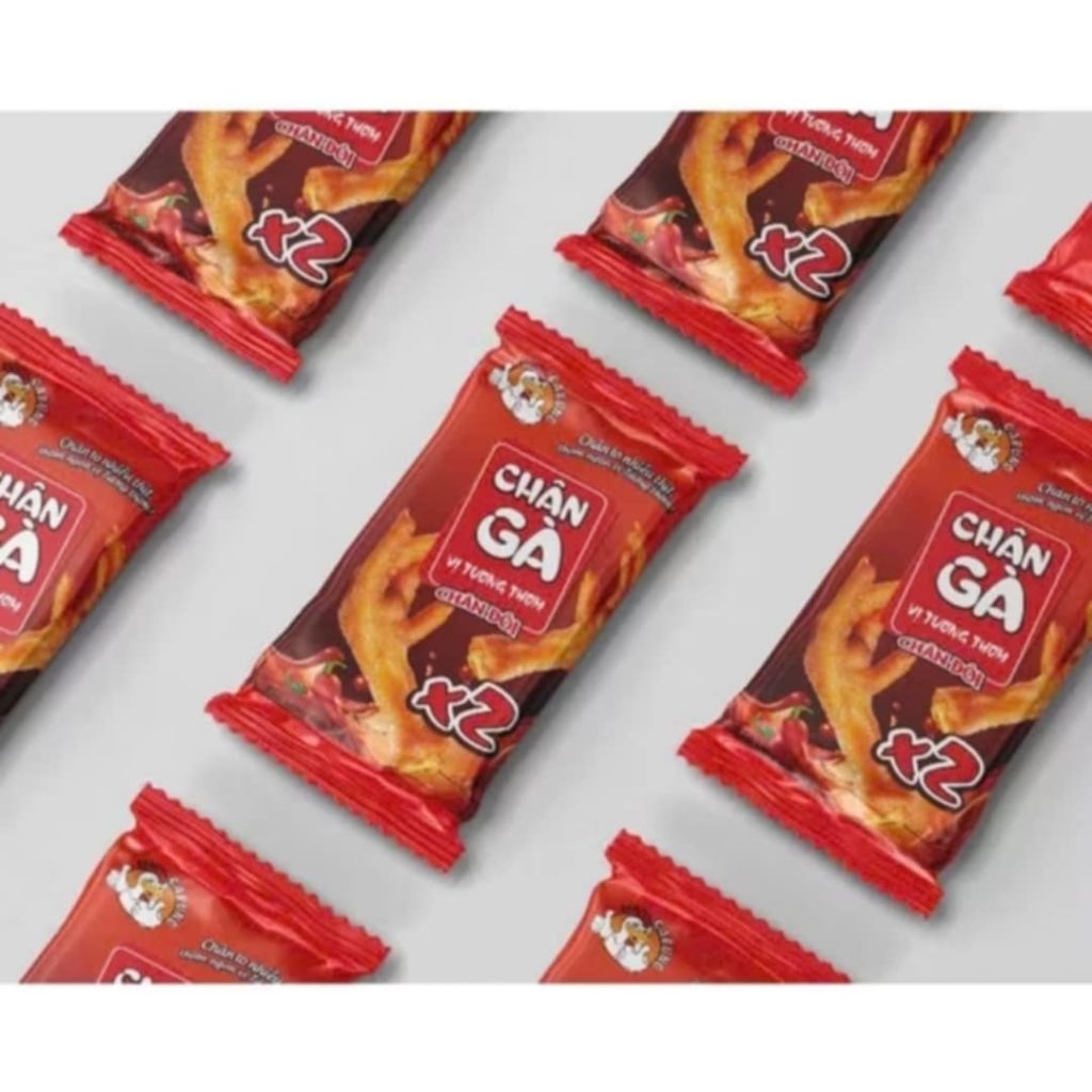 [tặng 1 gói chân gà] combo 30 gói chân gà đôi CABUNO