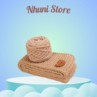  Set nguyên liệu đan khăn len nhung đũa mềm mại  Có video hướng dẫn kèm theo  