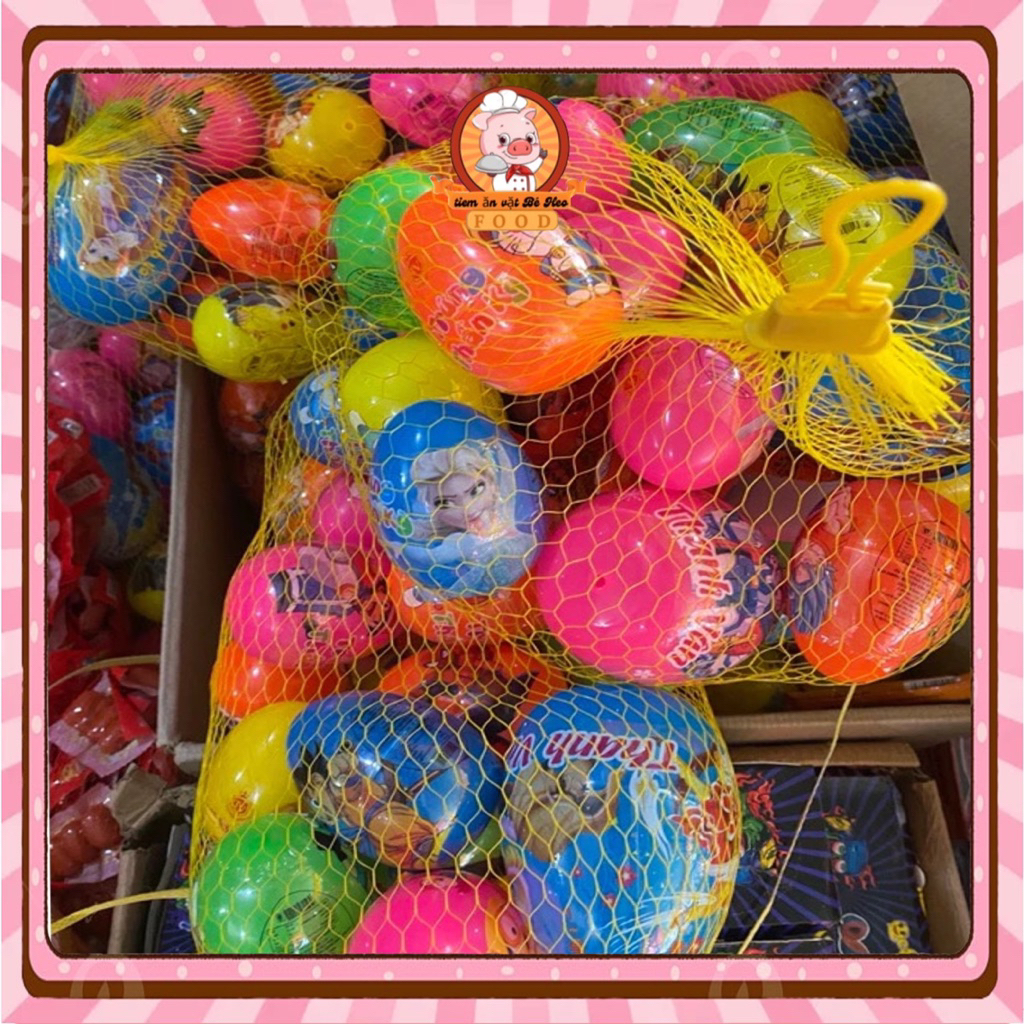 (Giá sỉ) bịch 20 quả trứng khủng long các màu, trứng đồ chơi bịch 20 quả cỡ vừa 5k