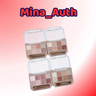   tone 3  Bảng phấn mắt Canmake Petit Palette Eyes 8 ô kèm cọ Nhật Bản 