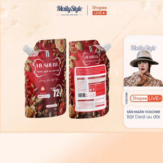 V05_ COMBO 6  TÚI Nước giặt xả cao cấp HUSHURE hương hoa ngọt ngào 1lit