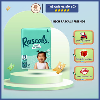 [Thế Giới Mẹ Bỉm Sữa] 1 Bịch Bỉm Rascal thấm hút tốt, êm ái dành cho bé - thegioimebimsua