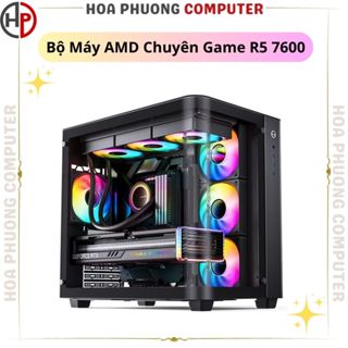Bộ Máy Tính Bàn mới nhất AMD gaming Ryzen 5 7600 + RTX 4060 Ti ram 16GB chiến mọi game - Bảo hành 36 Tháng