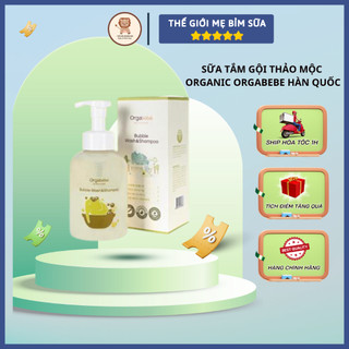   Thế Giới Mẹ Bỉm Sữa   KOC  Sữa tắm gội thảo mộc Organic ORGABEBE Hàn Quốc an toàn dịu nhẹ cho bé - thegioimebimsua 