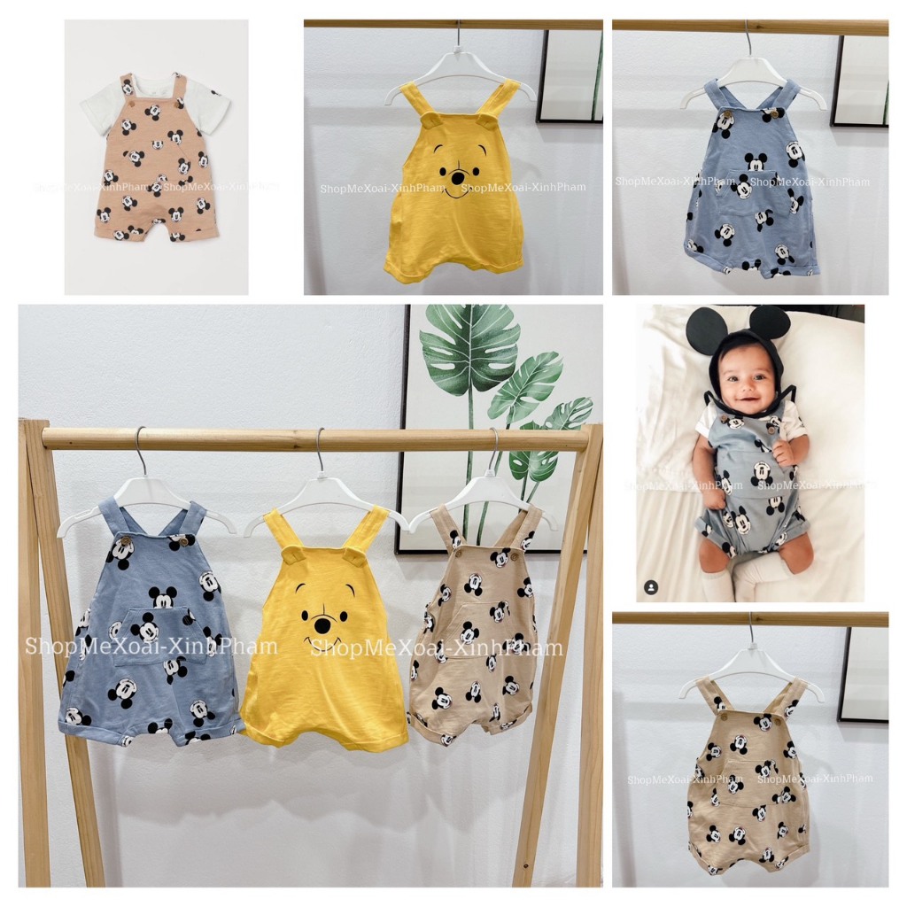 [Size Newborn 0-1M 2-4kg] BODY ĐÙI HM,NEX.T YẾM HM CHO BÉ SƠ SINH