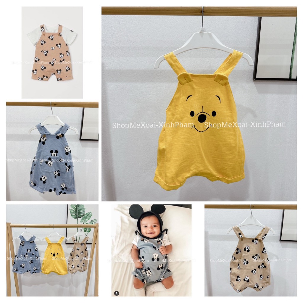 [Size Newborn 0-1M 2-4kg] BODY ĐÙI HM,NEX.T YẾM HM CHO BÉ SƠ SINH