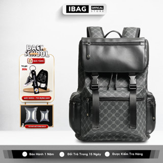 Balo Đi Học Ba Lô Da Thời Trang Nam Nữ IBAG Balô da Lv Da Pu Cao Cấp Balo mc Cặp Đi Học Ulzzang Balo Laptop 15.6 Inh