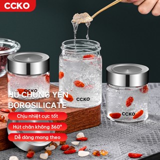  Hũ thuỷ tinh có nắp CCKO CK9317 hũ thuỷ tinh borosilicate cao cấp hũ chưng yến làm sữa chua 100ml 150ml 200ml 