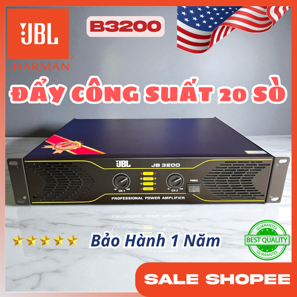 Cục đẩy công suất 20 sò B3200 chuyên cho các dàn âm thanh karaoke gia đình, hội trường.