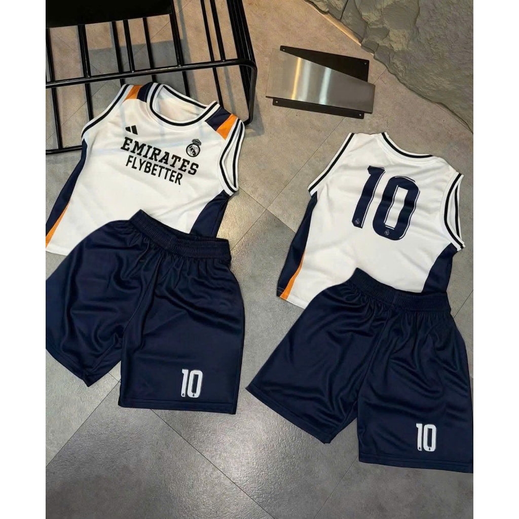 Sét Bộ Quần Áo Thể Thao 3 Lỗ  Mùa Hè Dành Cho Bé Trai  Size 9-44kg Chất Liệu Vải Thông Hơi Thoáng Mát  (3 Lỗ Bóng Đá)
