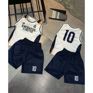 Sét Bộ Quần Áo Thể Thao 3 Lỗ  Mùa Hè Dành Cho Bé Trai  Size 9-44kg Chất Liệu Vải Thông Hơi Thoáng Mát  (3 Lỗ Bóng Đá)