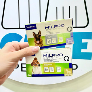 ( 1 Viên) Xổ Giun Sán Cho Chó Virbac MILPRO Với Lớp Phủ Vị Thịt Thơm Ngon