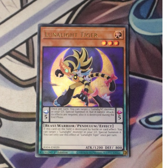 [ Phenol Shop ] Thẻ bài RA04-EN020 Lunalight Tiger - Ultra Rare