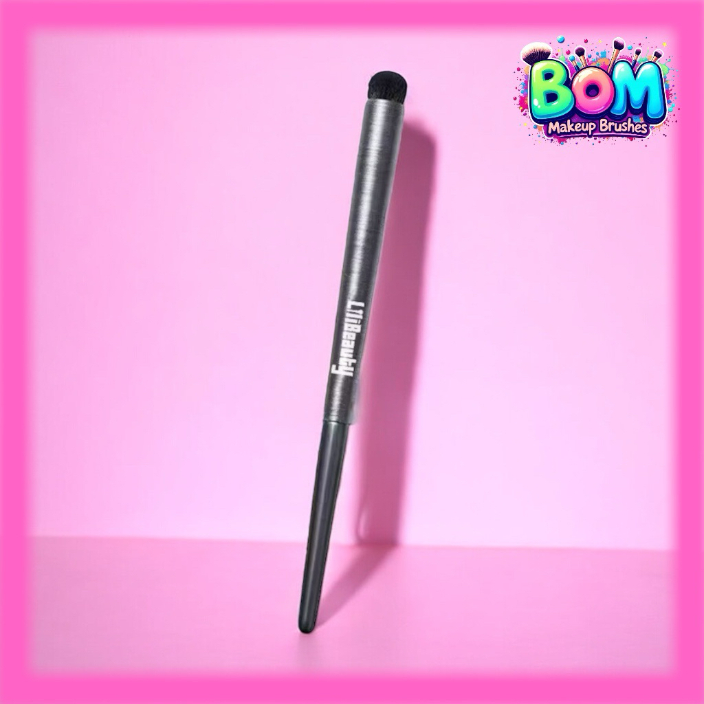 【𝗕𝗼𝗺𝗕𝗿𝘂𝘀𝗵】  Cọ đánh son môi Lipbrush Blend Che khuyết điểm đầu tròn cán kim loại xám BS04 BS05