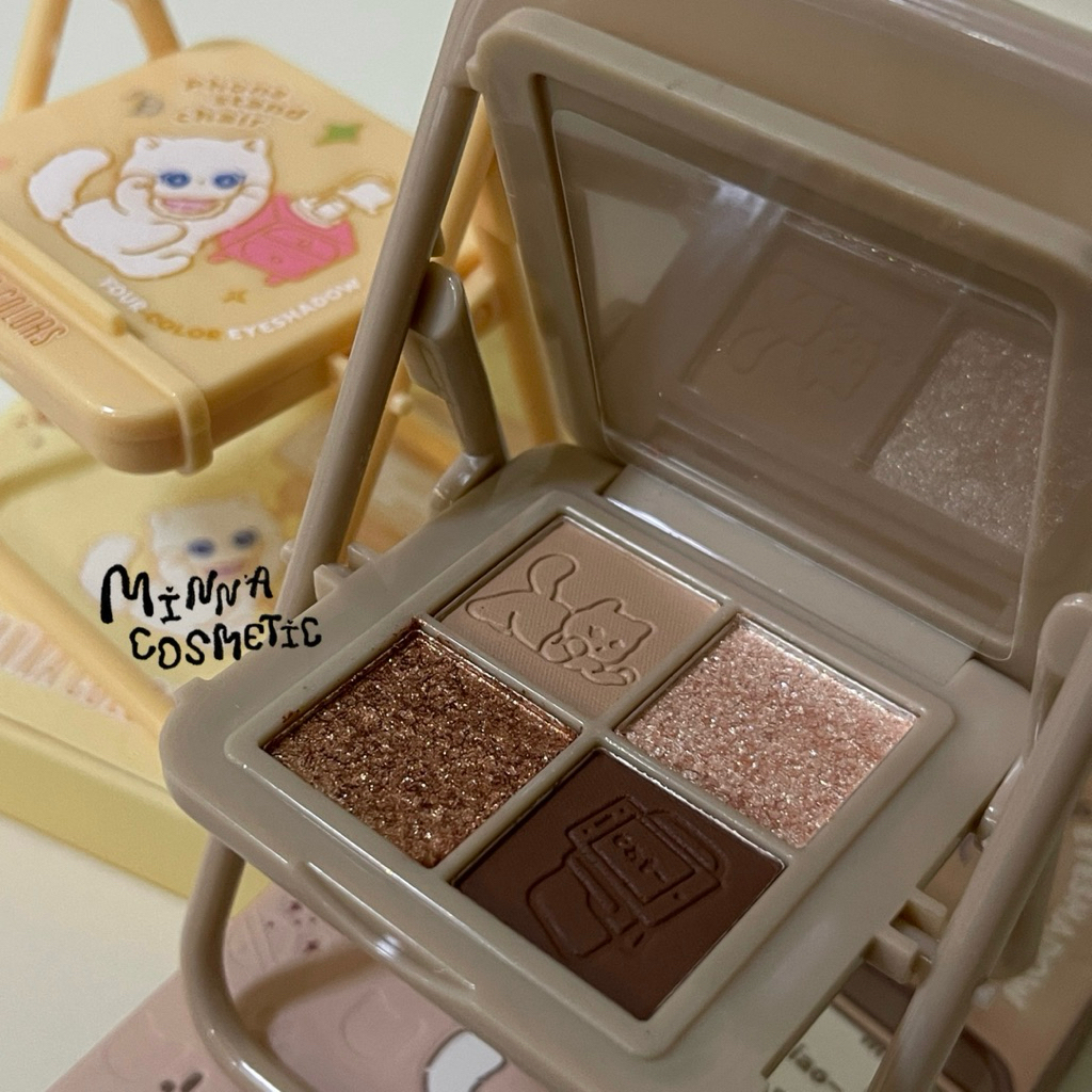 [Sivanna] Bảng Phấn Mắt 4 Ô SIVANNA Ghế Nhỏ Phone Stand Chair Eyepalette