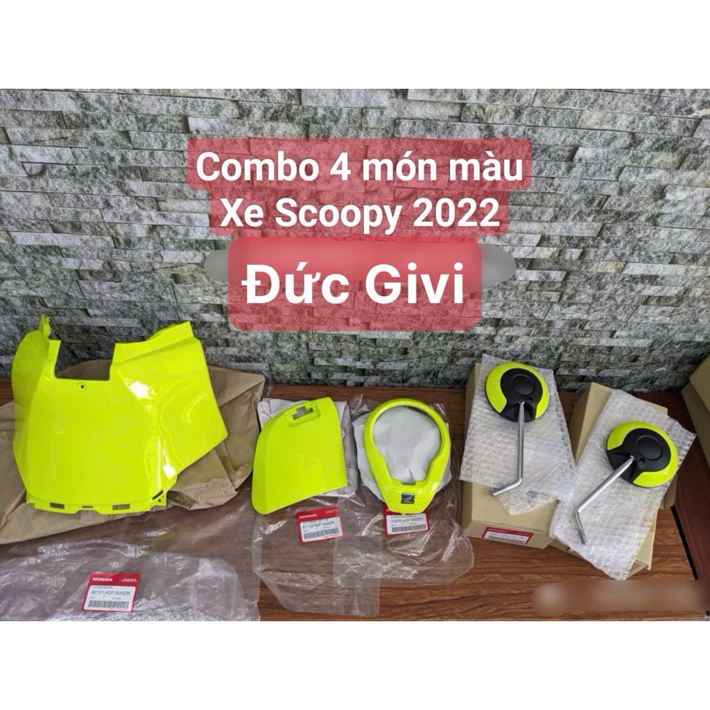 Combo 4 món up lên xe Scoopy 2021-2022 (bản Club12)