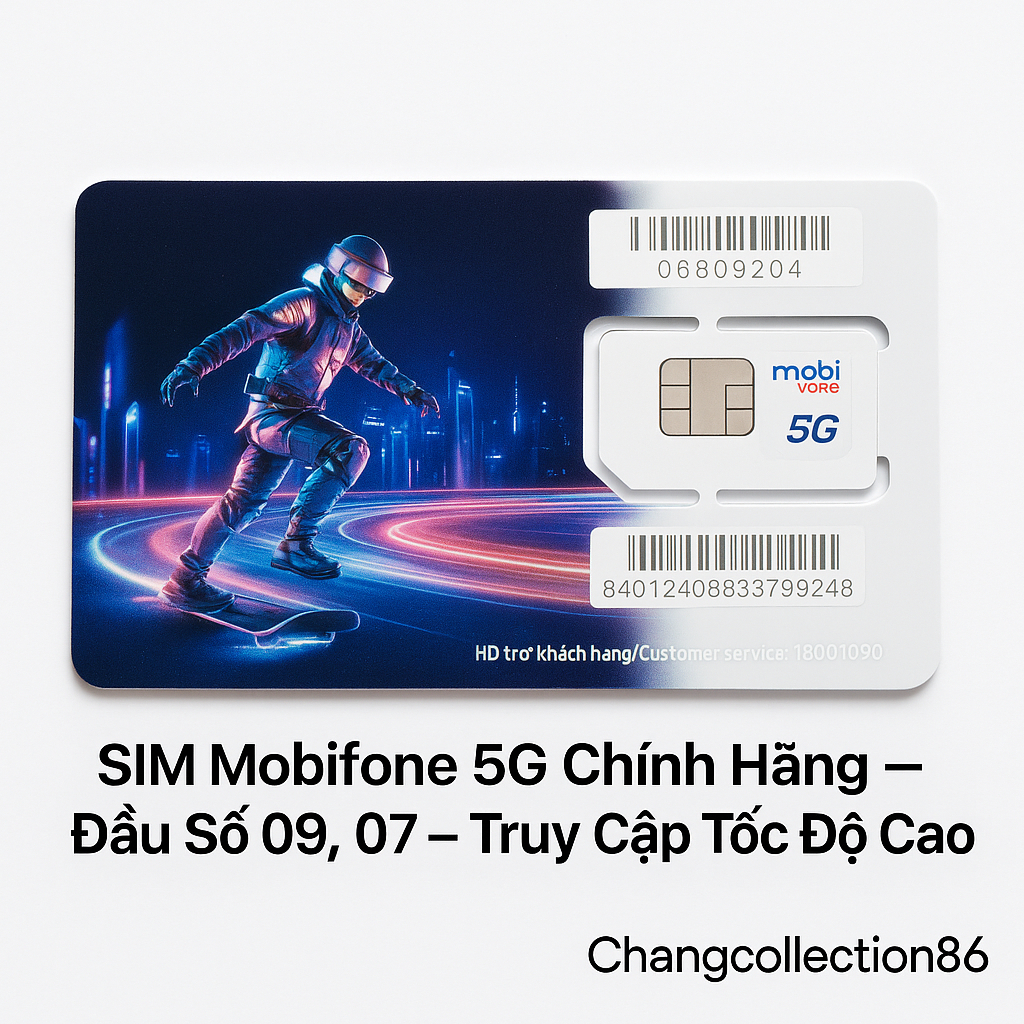 Sim Mobifone 5G Đầu Số 09, 07 - Hỗ Trợ Đăng Ký Chính Chủ