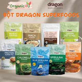 Các Loại Bột Hữu Cơ DRAGON SUPERFOODS Organic Powder Maca Bột Tảo Bột Cỏ Protein Shake 