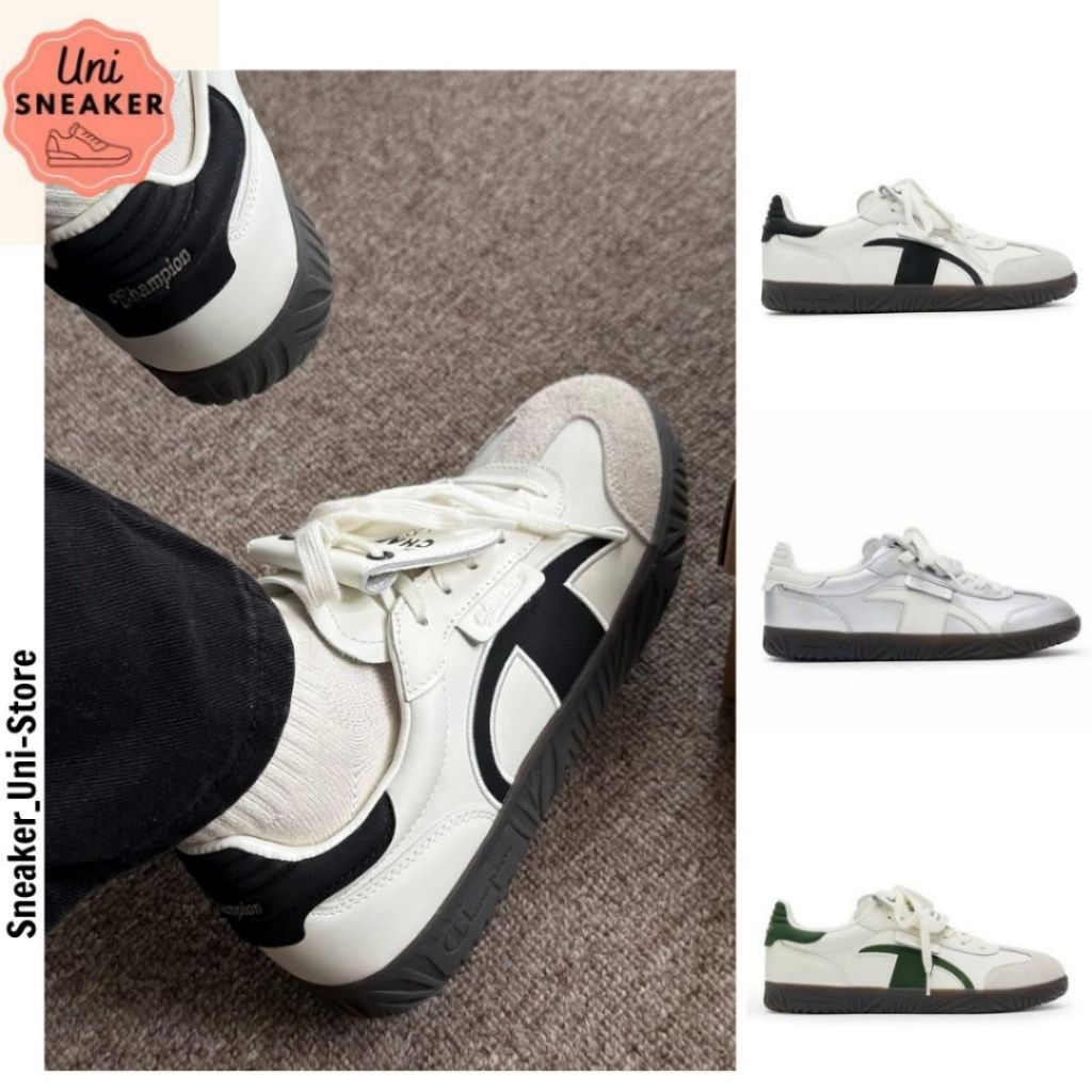 Giày Champion Nam Nữ, Giày Thể Thao Champion Dễ Phối Đồ Màu Trắng Xanh Cá Tính (BẢO HÀNH 12 THÁNG)