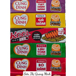  Thùng Mì Tôm Cung Đình Đủ Vị 30 gói x 79g 