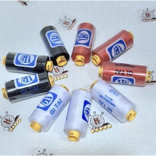 (400m/1 cuộn) cuộn chỉ gitai may quần áo trắng đen đỏ