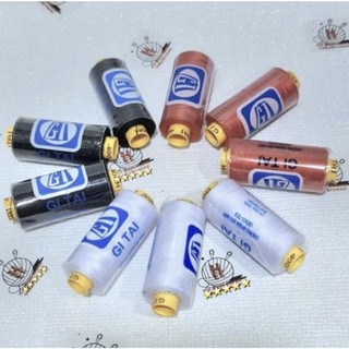 (400m/1 cuộn) cuộn chỉ gitai may quần áo trắng đen đỏ