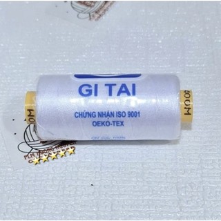 (400m/1 cuộn) cuộn chỉ gitai may quần áo trắng đen đỏ